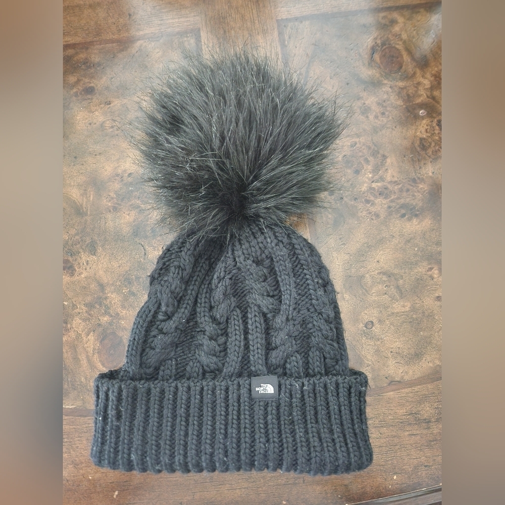 The North Face Oh-Mega Fur Pom Beanie for kids